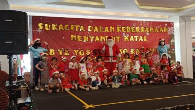 KB-TK Yos Sudarso Rayakan Natal Dengan Ceria