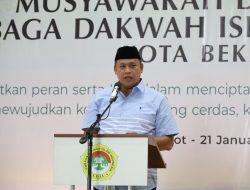 Plt Walikota Bekasi, Tri Adhianto Buka Musyawarah Daerah LDII Kota Bekasi ke- VI