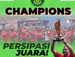 Persipasi Kota Bekasi Juara Liga 3 Seri 1 Jawa Barat 2022