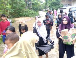 Aksi Sosial Srikandi AOB; Bantu Korban Banjir Cabangbungin