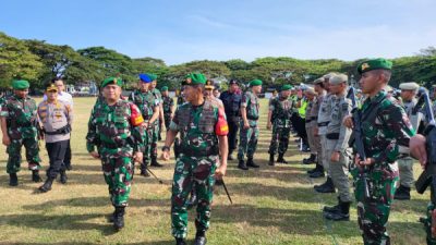 Pangdam IM Mayor Jenderal TNI Novi Helmy Prasetya, S.I.P, M.I.P Pimpin Apel Gelar Pasukan PAM VVIP di Lapangan Blang Padang