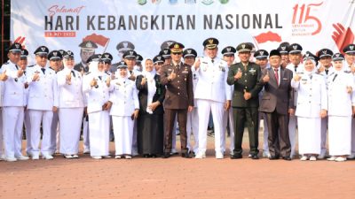 Momen 115 Tahun Harkitnas, Plt. Wali Kota Bekasi Jadi Inspektur Upacara.
