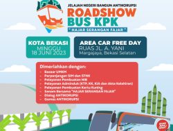18 Juni 2023,Bus Roadshow KPK Akan Hadir di Kota Bekasi