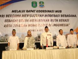 Rakor MUB Bersama FKUB Kota Bekasi, Tri Targetkan Kota Bekasi Nomor Satu Untuk Keberagaman di Indonesia.