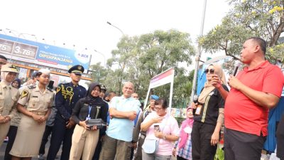 STTD Sosialisasikan Road Safety di Area Car Free Day Kota Bekasi.