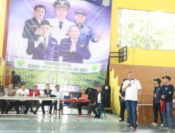 Walikota Bekasi Buka Pertandingan Futsal Antar Kelurahan se-Kota Bekasi.