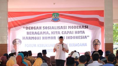 Kejar Kota Harmoni No.1 se-Indonesia Walikota Bekasi Gencar Sosialisasi