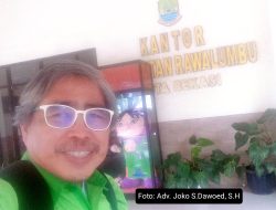 Adv. Joko Dawoed Minta Pj. Walikota Bekasi Periksa Camat Rawalumbu