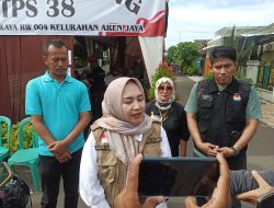 Delegasi IEVP KPU RI Kunjungi Kelurahan Aren Jaya  Melihat Penghitungan Suara di TPS 39