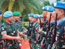 Kasad Dampingi Panglima TNI terima Kontingen Garuda XXIII-Q/Unifil Purna Tugas