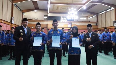 Wali Kota Tri Adhianto Lantik 385 PPPK dan PNS Baru, Tegaskan Kinerja Harus Lebih Maksimal