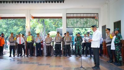 apel-gabungan-pengamanan-mudik-bekasi-2026