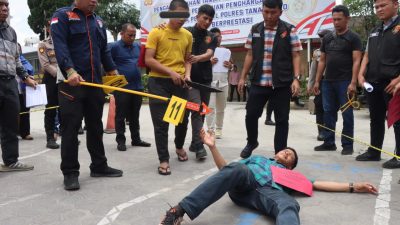 Rekonstruksi Kasus Penganiayaan Remaja Tahun Baru, Polres Tanah Karo Peragakan 15 Adegan