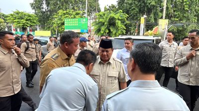Prabowo jenguk korban tabrakan kereta Bekasi