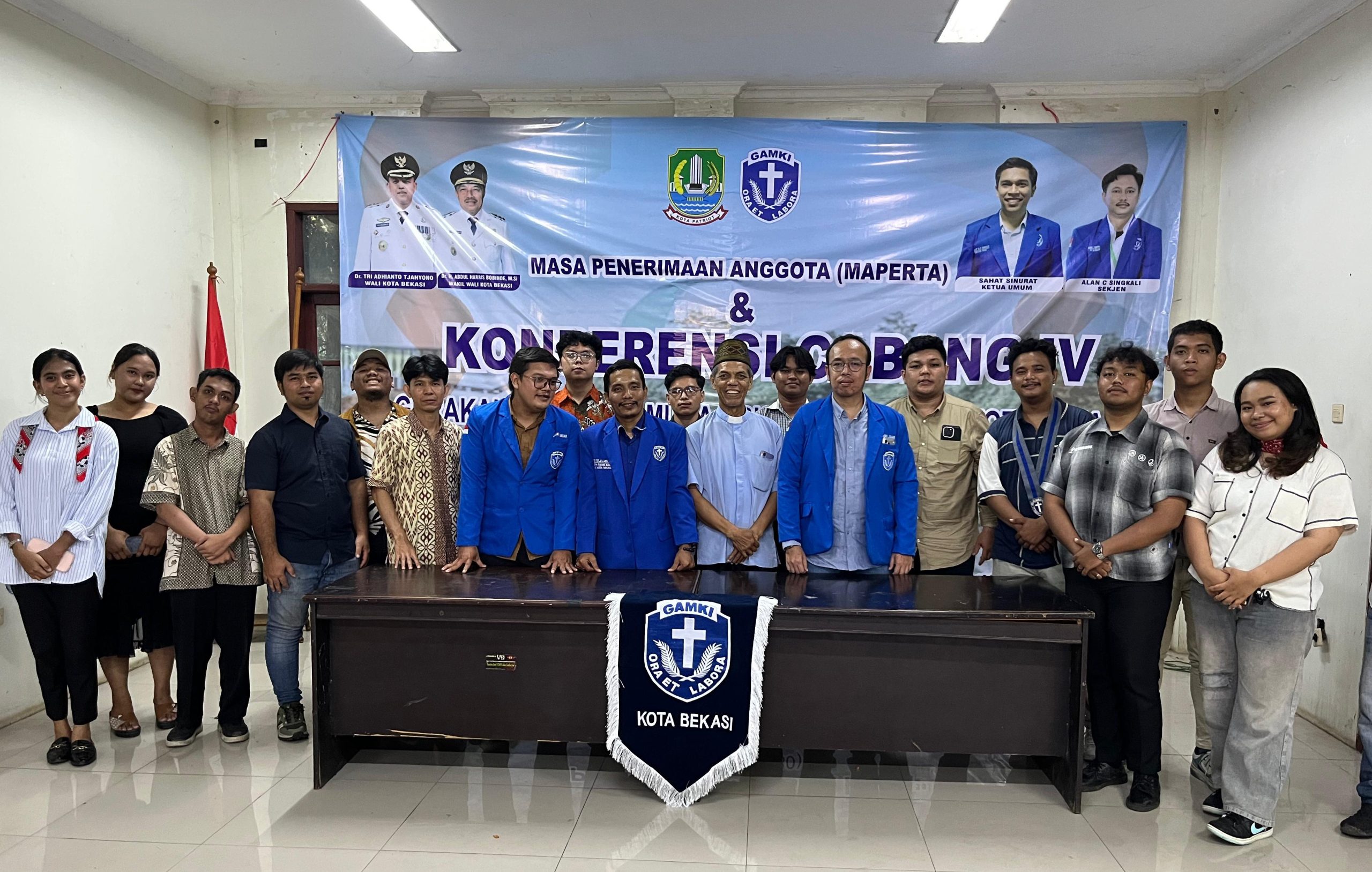 Togu Parulian Silalahi kembali terpilih sebagai Ketua GAMKI Kota Bekasi