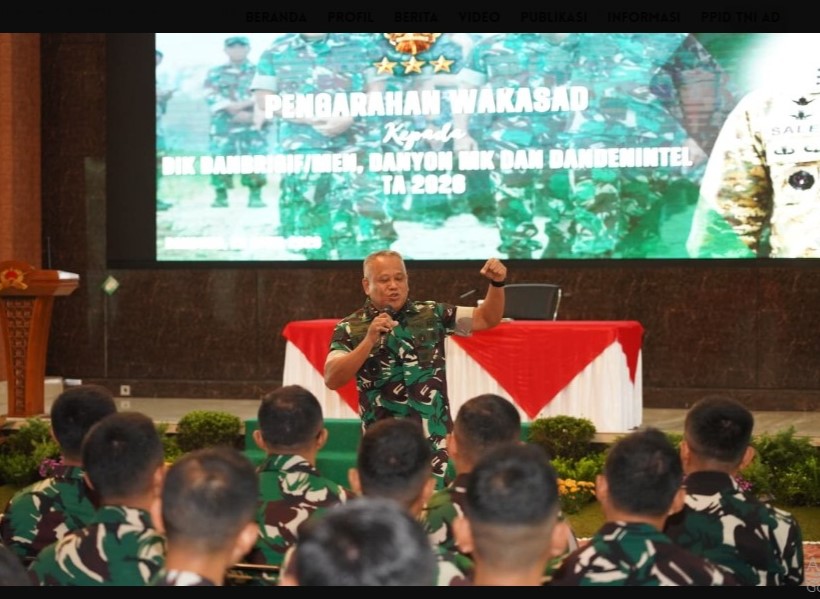 Wakasad Letjen TNI Muhammad Saleh Mustafa menekankan kepemimpinan humanis