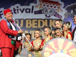 Ribuan Warga Padati Festival Adu Bedug Mustika Jaya, Tri Adhianto Dorong Pelestarian Budaya