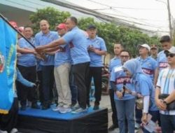 Sekda Karawang Lepas Gerak Jalan Gebyar Harkopnas ke-79, Semarakkan UMKM dan Kebersamaan
